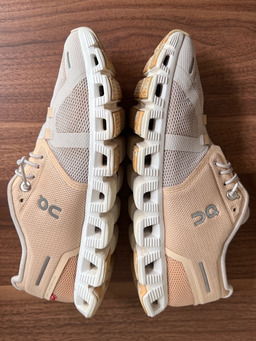On Cloud 5 Fuse Savannah Pearl Women's Running Shoes Size 8.5 Style 68.98805 - Picture 7 of 8